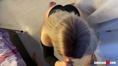 Црвенокосиот цица Дик и ебење, свршување на нејзиниот задник